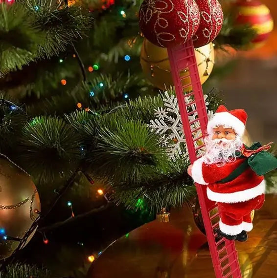 🎅HOT SALE 49% OFF 💖Electric Climbing Ladder Santa🌲