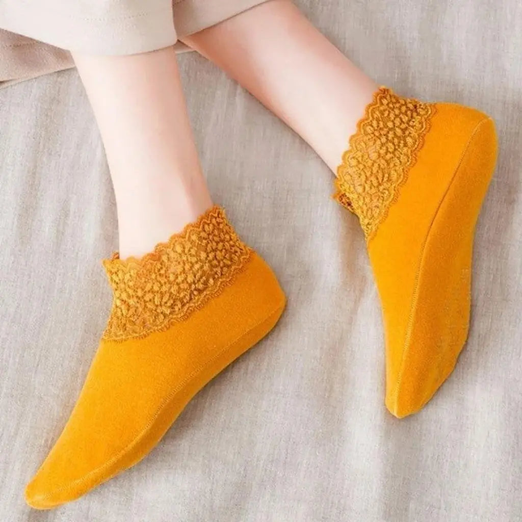 🔥 Autumn and Winter New Fashion Lace Warmer Socks(One size fit all)🔥