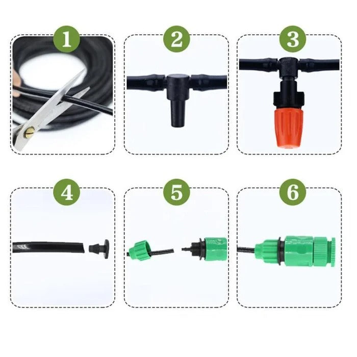 🔥New year promotion 50% OFF🔥Mist Cooling Automatic Irrigation System