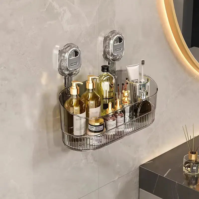 💖No-Drill Bathroom Suction Storage Box💖