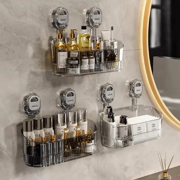💖No-Drill Bathroom Suction Storage Box💖